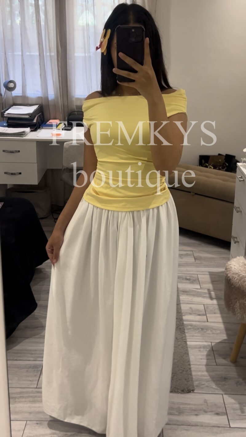 Ensemble bohème light yellow
