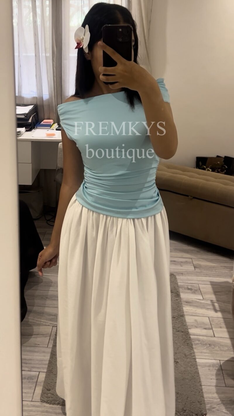 Ensemble bohème baby blue