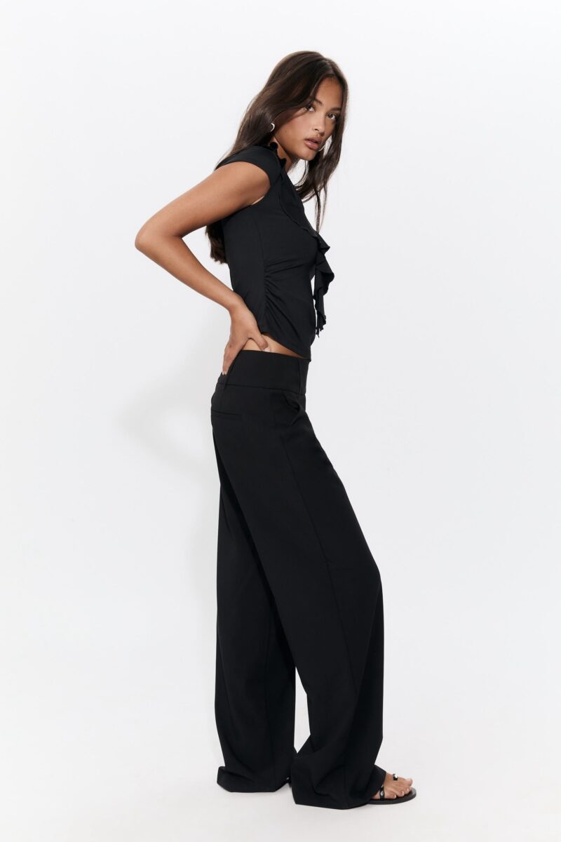 Pantalon ceinture large – Image 3