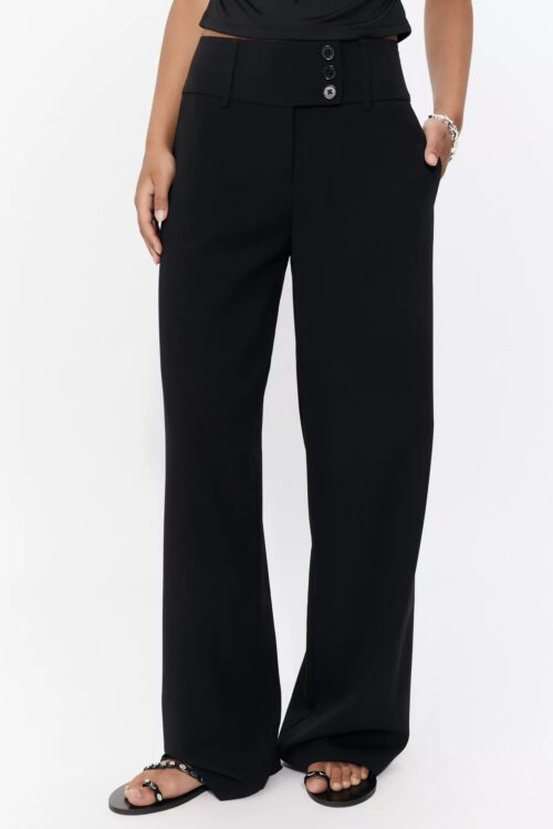 Pantalon ceinture large