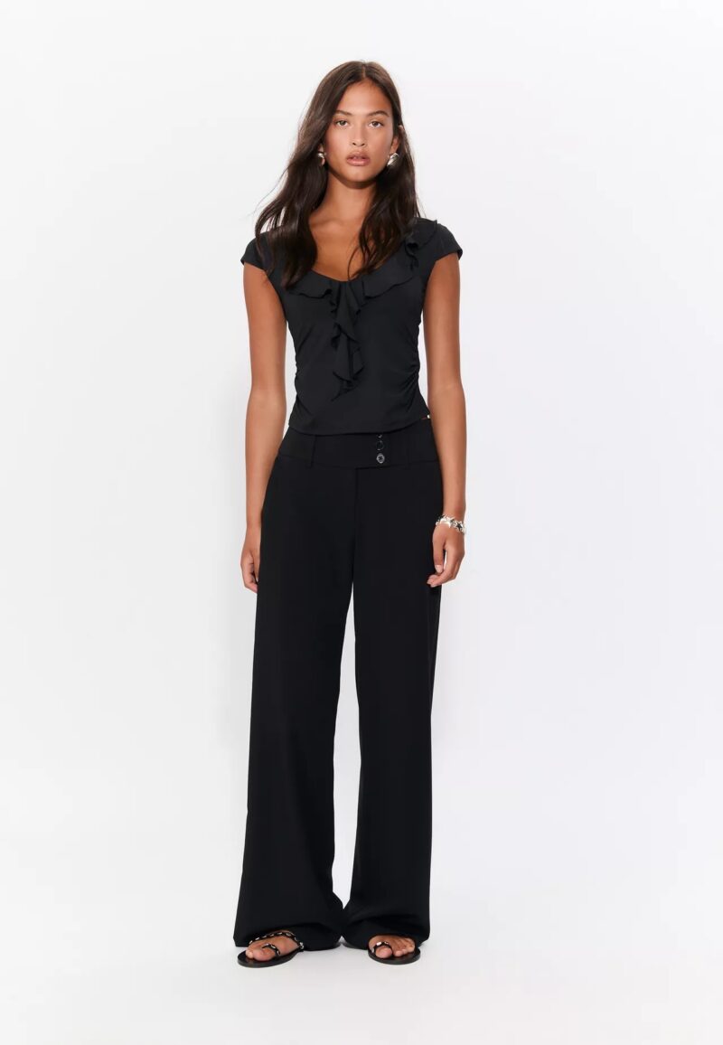 Pantalon ceinture large – Image 2